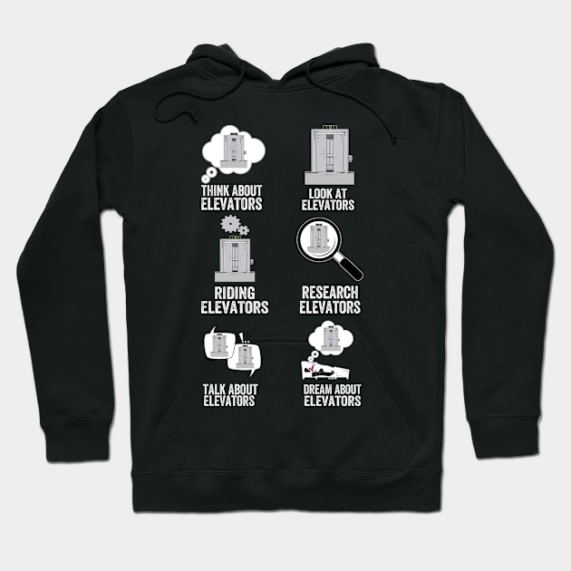 Elevator Mechanic Hoodie by BOOBYART